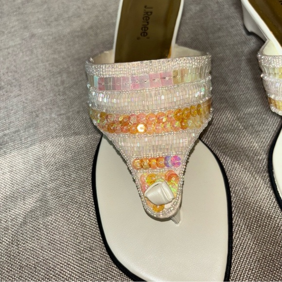 Vintage Renee Flat Thong Sling “Holly” Sandals Size 8.5 - Picture 2 of 11